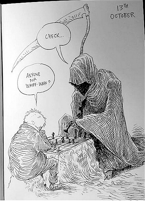 More Superb Chris Riddell cartoons - Opher's World